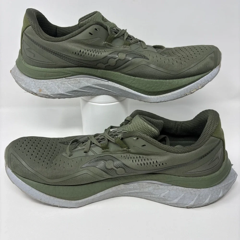 Saucony Endorphin Speed 4 Mens Size 13 Olive Green Running Shoes (S20940-36)